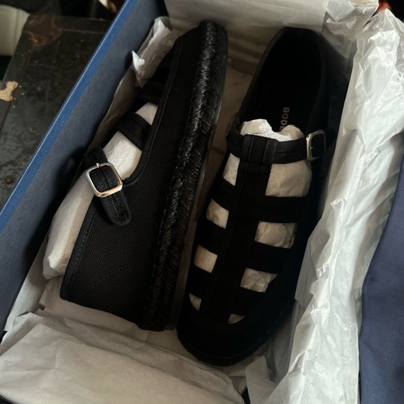 <NEW!> BODE Peggy Espadrilles - Black main image 4